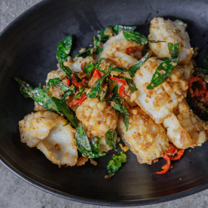Fried Cuttlefish with salted egg